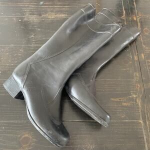 Vintage Waterproof Rubber Heeled Boots Robin Zip closure Insulated Women’s Sz 6